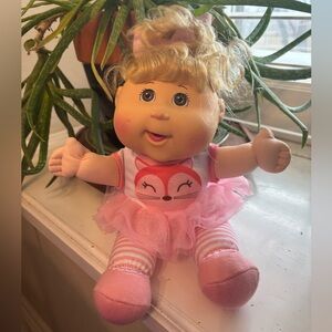 Cabbage Patch Kids Adorable Pink Doll with Fox Design outfit 2015